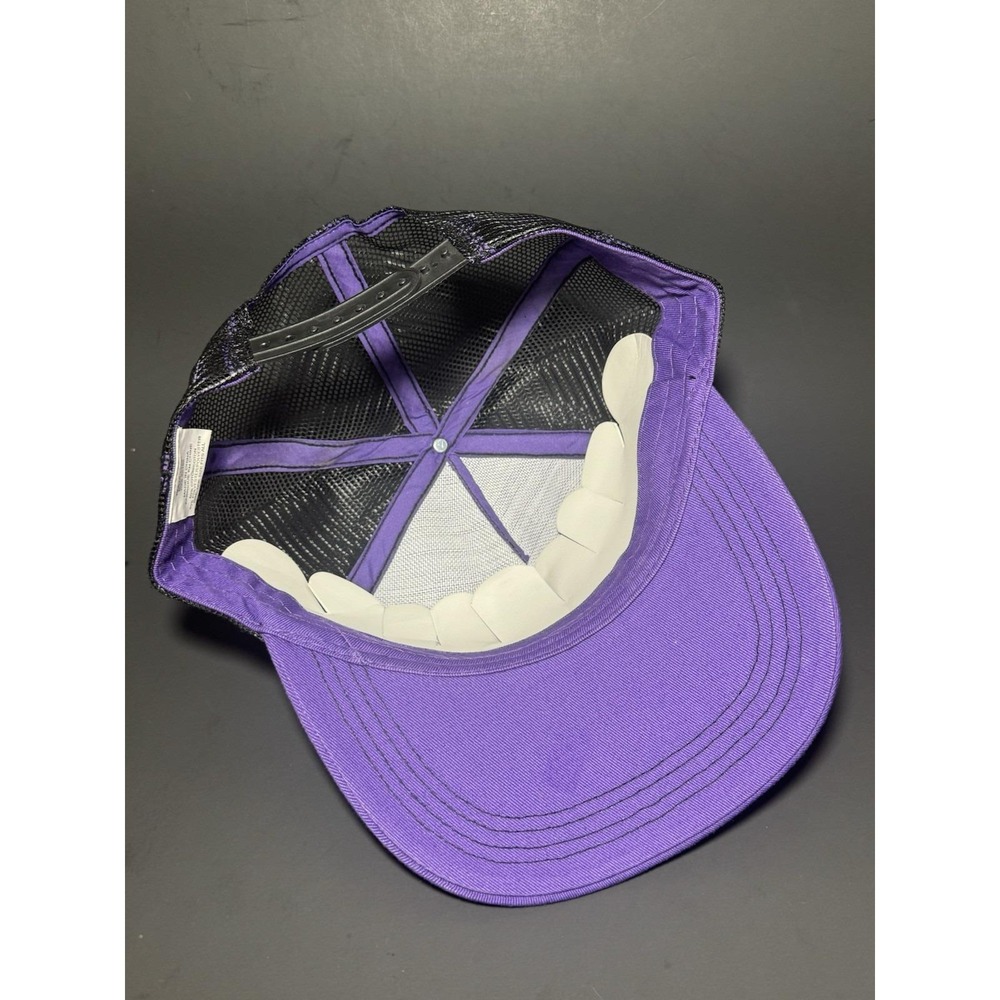 Y2K ADIO Heartagram HIM Skateboard‎ Mesh Back Hat One Size Rare - Picture 8 of 11